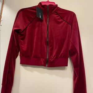 Fashion Nova Red Cropped Sweater - Brand new !